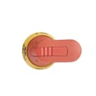 ABB - Poignée Rouge Jaune I 0 Ii 65mm pour Axe 6mm