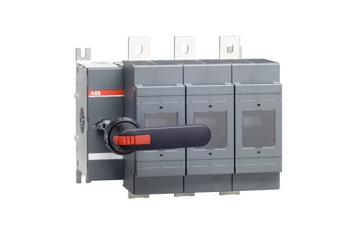 ABB - Inter.Sec. Fusible DIN frontal 630A 3Pôles poignée sur Porte