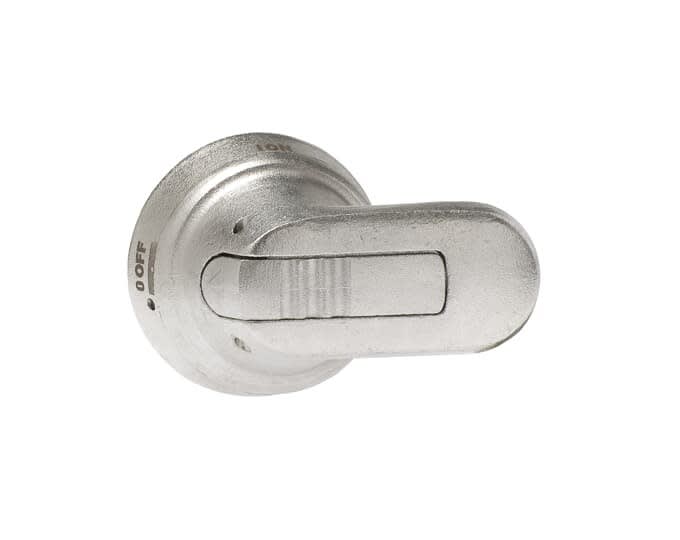 ABB - Poignée Pistolet Inox 65mm pour Axe 6mm