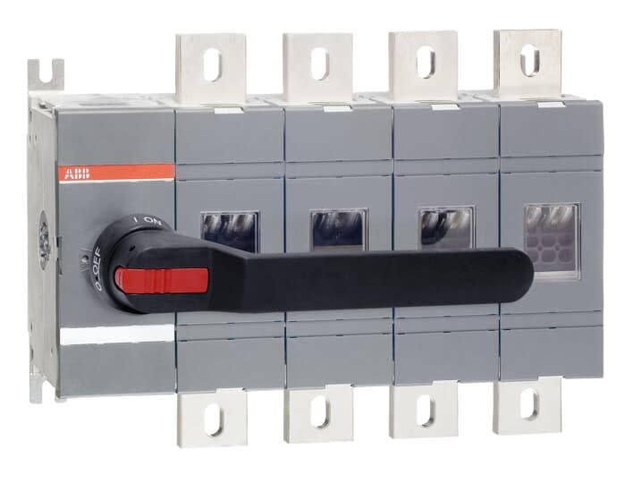 ABB - Inter.Sec frontal 1250A 4Pôles poignée sur Porte