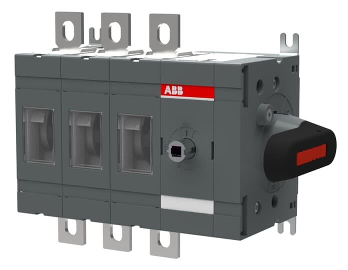ABB - Inter.Sec. latéral Droit 250A 3Pôles poignée sur Appareil