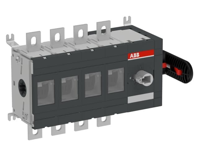 ABB - Inter.Sec. latéral Droit 400A 4Pôles poignée sur Appareil