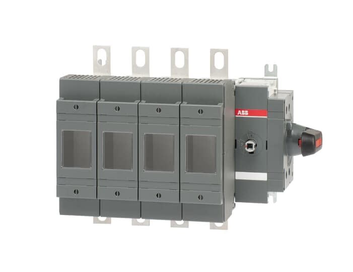 ABB - Inter.Sec. Fus DIN latéral Droit 200A 4Pôles Poign. sur App.