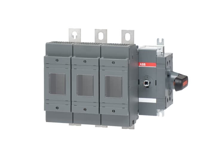 ABB - Inter.Sec. Fus DIN latéral Droit 250A 3Pôles Poign. sur App.