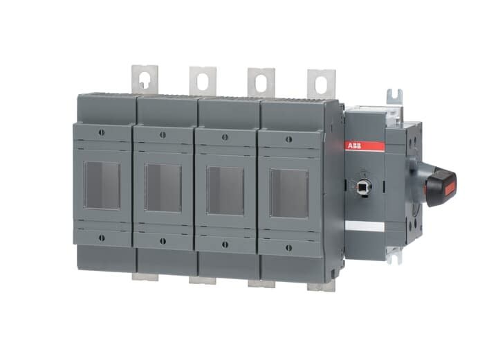 ABB - Inter.Sec. Fus DIN latéral Droit 250A 4Pôles Poign. sur App.