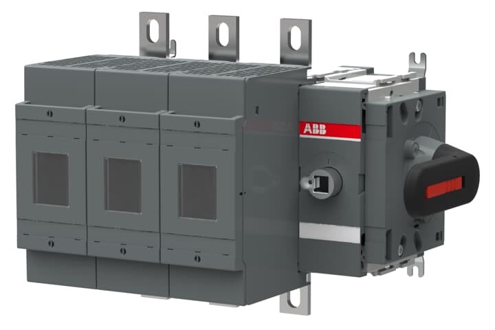 ABB - Inter.Sec. Fus DIN latéral Droit 400A 3Pôles Poign. sur App.