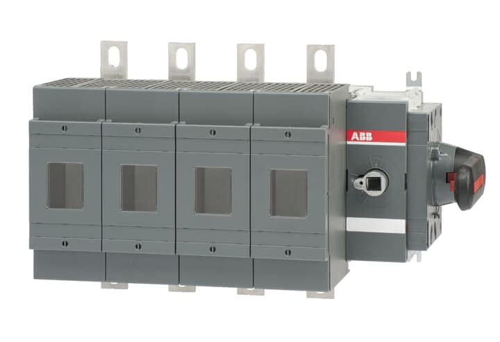 ABB - Inter.Sec. Fus DIN latéral Droit 400A 4Pôles Poign. sur App.