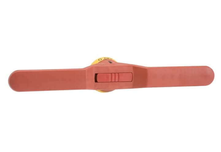 ABB - Poignée Pistolet Rouge/Jaune 200mm pour Axe 12mm