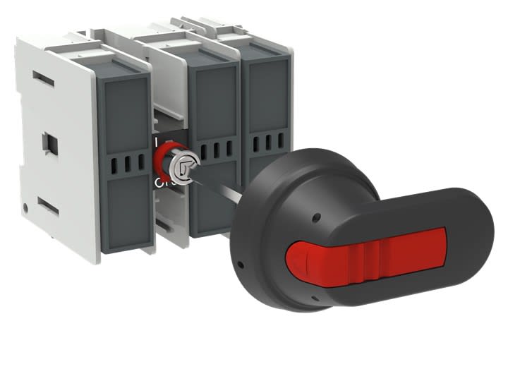 ABB - Inter.Sec. Fusible 14X51 frontal 32A 3P poignée sur Porte