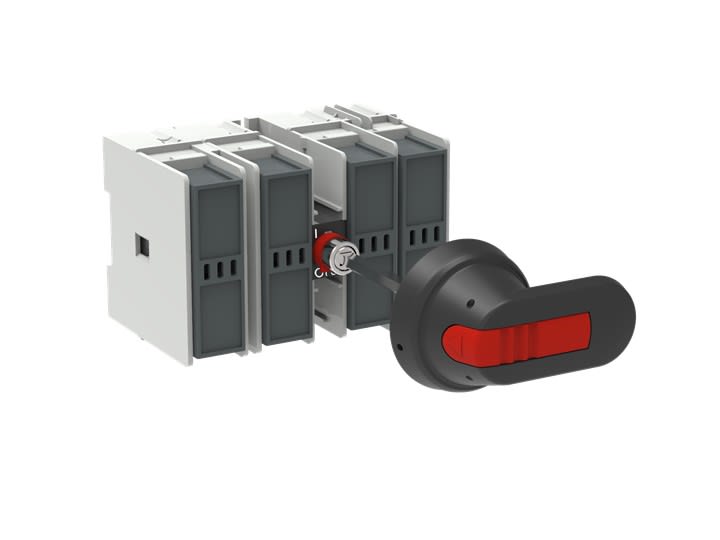 ABB - Inter.Sec. Fusible 14X51 frontal 32A 4P poignée sur Porte