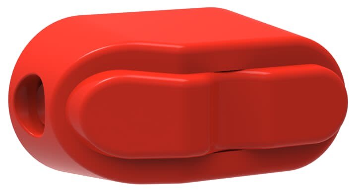 ABB - Poignée Rouge non Cadenassable OT80?80F, Otdc16?32F X1