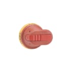 ABB - Poignée Pistolet Rouge Jaune 45mm pour Axe 6mm