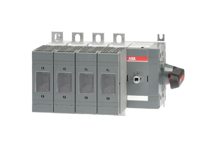 ABB - Inter.Sec. Fusible 22X58 4Pôles à Droite 125A C de Lat Droite