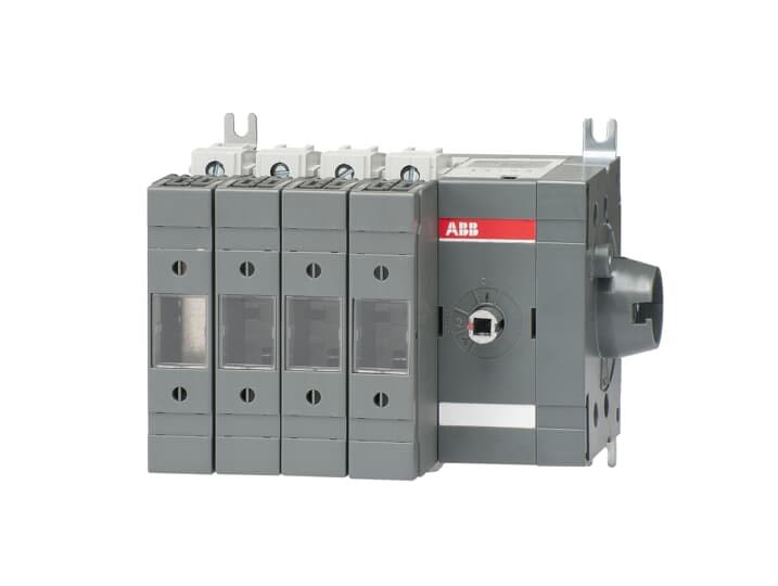 ABB - Inter.Sec. Fusible 14X51 3Pôles+N 50A C de Lat Droite