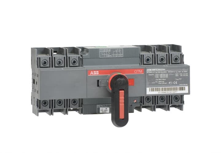 ABB - Inverseur de Sources Motorisé 100A 3 pôles 110-240VAC/DC