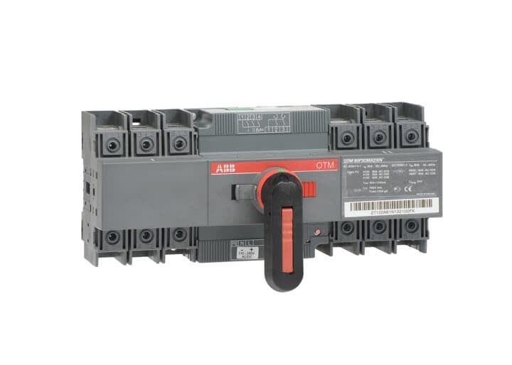 ABB - Inverseur de Sources Motorisé 80A 3 pôles Alim 110-240VAC/DC