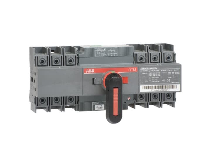 ABB - Inverseur de Sources Motorisé 40A 3 pôles Alim 110-240VAC/DC