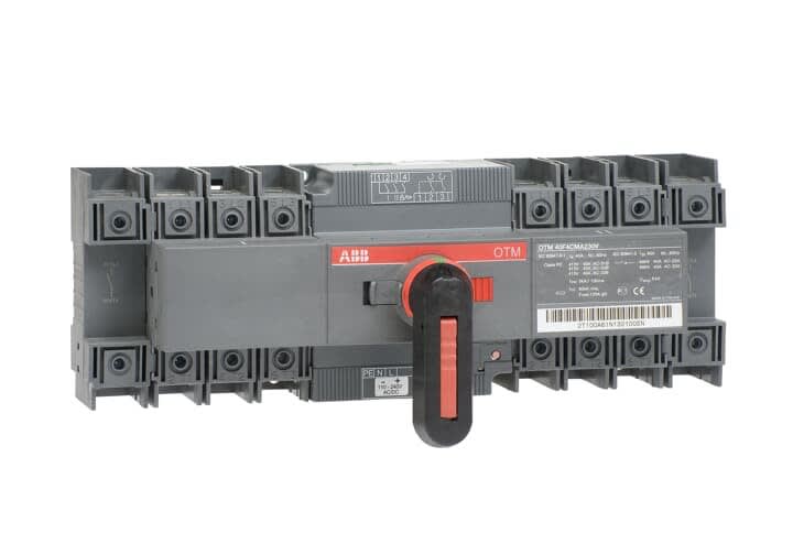 ABB - Inverseur de Sources Motorisé 40A 4 pôles Alim 110-240VAC/DC