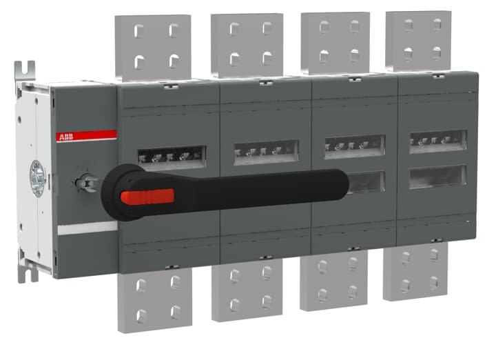ABB - Inter.Sec frontal 3200A 4Pôles poignée sur Porte