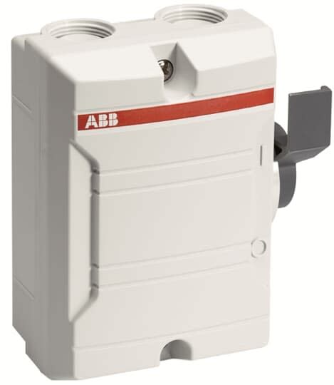 ABB - Coffret de Proximité 25A 2 pôles IP65 Blanc