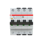 ABB - S300P-Disjoncteur 4P-10A-Courbe D-Pdc 25000A-400VAC 25KA-230VAC 50kA-4 modules