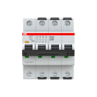 ABB - S300P-Disjoncteur 4P-4A-Courbe D-Pdc 25000A-230/400VAC 100kA-4 modules