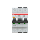 ABB - S300P-Disjoncteur 3P-2A-Courbe K-Pdc 25000A-230/400VAC 100kA-3 modules