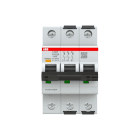 ABB - S300P-Disjoncteur 3P-0.2A-Courbe K-Pdc 25000A-230/400VAC 100kA-3 modules