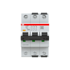 ABB - S300P-Disjoncteur 3P-6A-Courbe B-Pdc 25000A-230/400VAC 100kA-3 modules