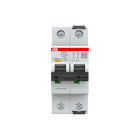 ABB - S300P-Disjoncteur 2P-0.5A-Courbe K-Pdc 25000A-230/400VAC 100kA-125VDC 25kA-2 mod