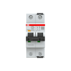 ABB - S300P-Disjoncteur 2P-0.2A-Courbe K-Pdc 25000A-230/400VAC 100kA-125VDC 25kA-2 mod