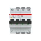 ABB - S300P-Disjoncteur 4P-6A-Courbe C-Pdc 25000A-230/400VAC 100kA-4 modules