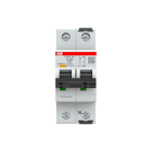 ABB - S300P-Disjoncteur 1P+NAD-50A-Courbe K-Pdc 15000A-230VAC 25kA-60VDC 25kA-1 module
