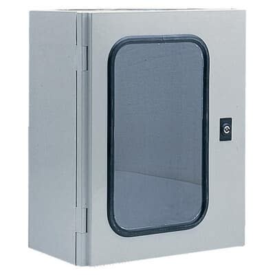 ABB - ARIA 75 Coffret IP66 IK07 avec visuel et 1 serrure double panneton de 3mm