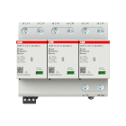 ABB - Parafoudre débrochable OVR T1-T2 Iimp. 25KA- 3P-230/400V - Uc 264V - TNC -av. TS