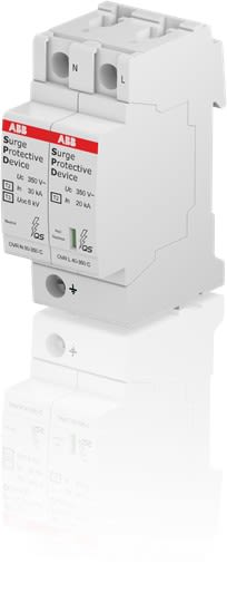 ABB - Parafoudre OVR T2 -1P+N - Imax 40kA -230V - TT/TNS