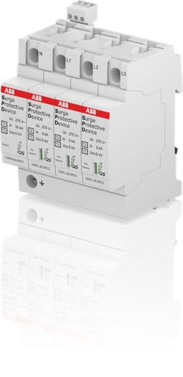 ABB - Parafoudre OVR T2+T3 -3P+N - Imax 20kA -400V -av. TS - TT/TNS