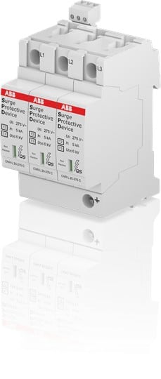 ABB - Parafoudre OVR T2+T3 -3P - Imax 20kA -400V -av. TS - TNC