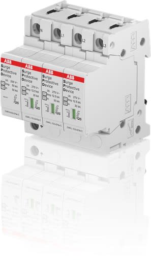 ABB - Parafoudre OVR T1+T2 -3P+N - Iimp 12,5kA -Imax 80kA -230/400V -TT/TNS