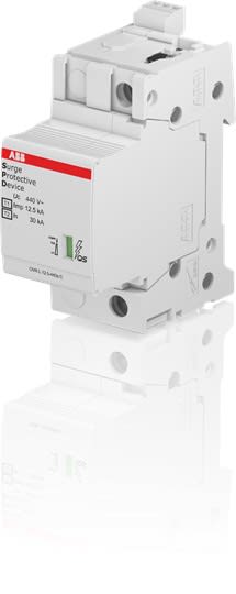 ABB - Parafoudre OVR T1+T2 - 1P - Iimp 12,5kA -Imax 80kA -400V - av. TS - TT/TNS/TNC