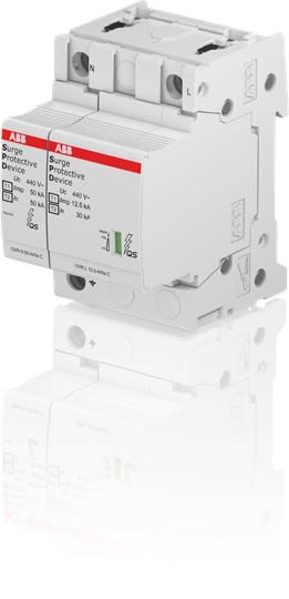 ABB - Parafoudre OVR T1+T2 -1P+N - Iimp 12,5kA -Imax 80kA -400V - TT/TNS