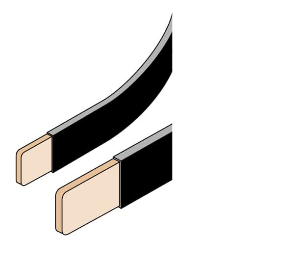 ABB - 2 Barres Souples 50x10 2M 1250A