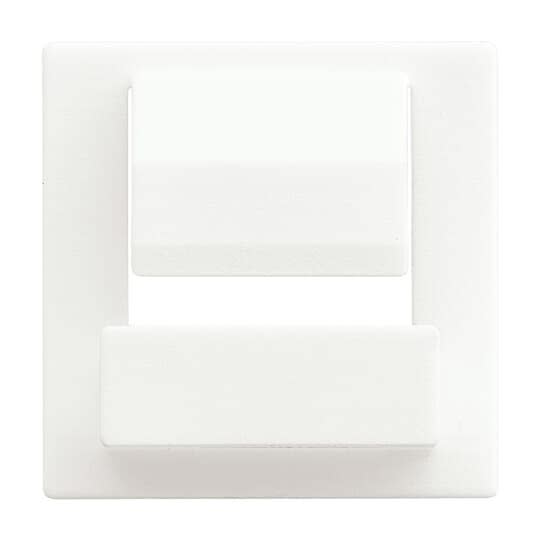 ABB - Futur Linear / Enjoliveur pour support de charge de téléphone - Blanc Mat