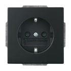 ABB - Prise SCHUKO Noir mat