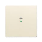 ABB - Enjoliveur 1 Touche 1 Led 1 Picto Lumière Futur Linear Ivory