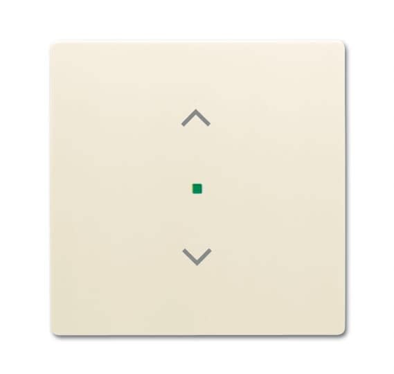 ABB - Enjoliveur 1 Touche 1 Led 1 Picto Store Futur Linear Ivory