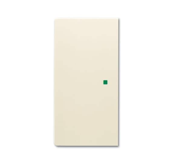 ABB - Enjoliveur 1/2 Touche D/G 1 Led Futur Linear Ivory