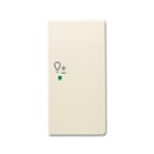 ABB - Enjoliveur 1/2 Touche D 1 Led 1 Picto Variateur Futur Linear Ivory