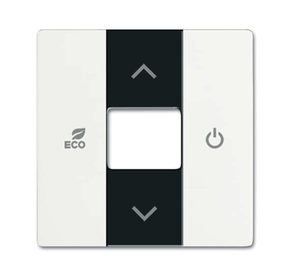 ABB - Enjoliveur Thermostat Dérogation Face Avant Futur Blanc Mat