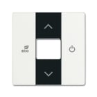 ABB - Enjoliveur Thermostat Dérogation Face Avant Futur Blanc Mat